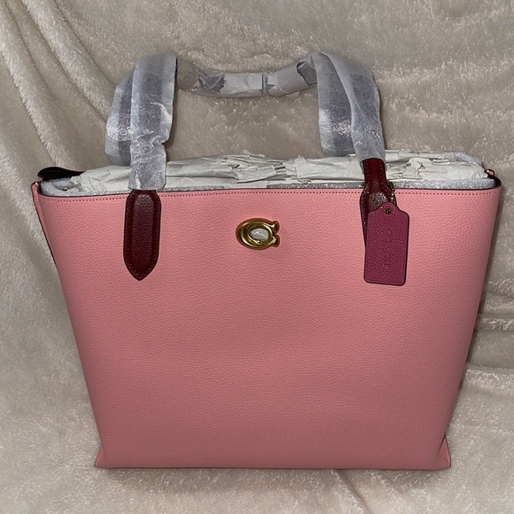 Coach | Bags | Coach Colorblock Leather With Coated Canvas Signature ...